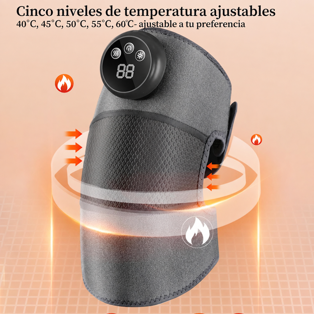Rodillera de Masaje 3 en 1 con Calor