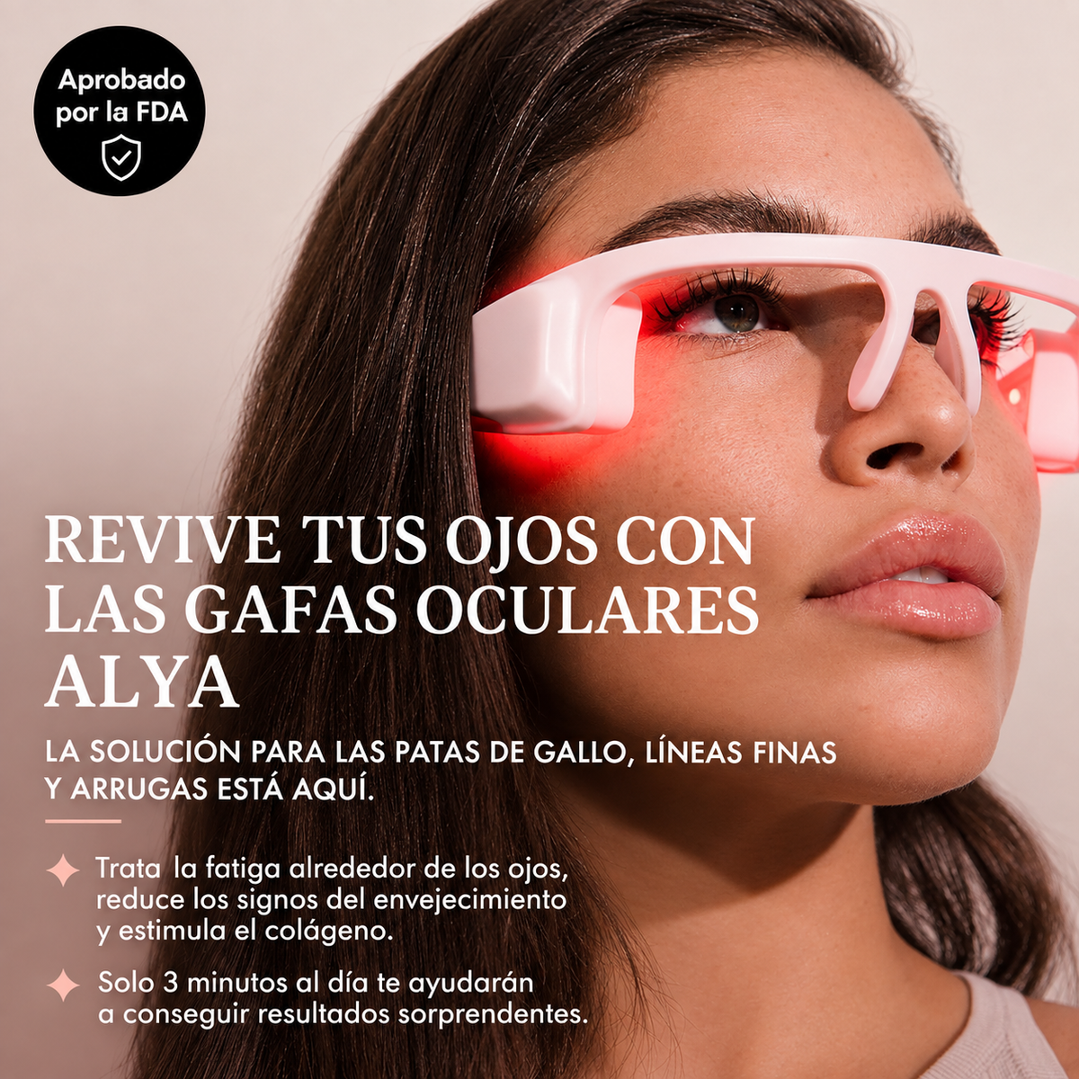 Masajeador de Ojos con Fototerapia LED